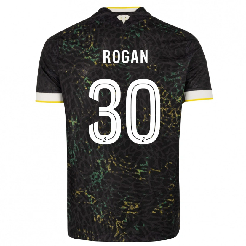 Danxen Damen Manja Rogan #30 Schwarz Weiß Gelb Auswärtstrikot Trikot 2026/27 T-Shirt