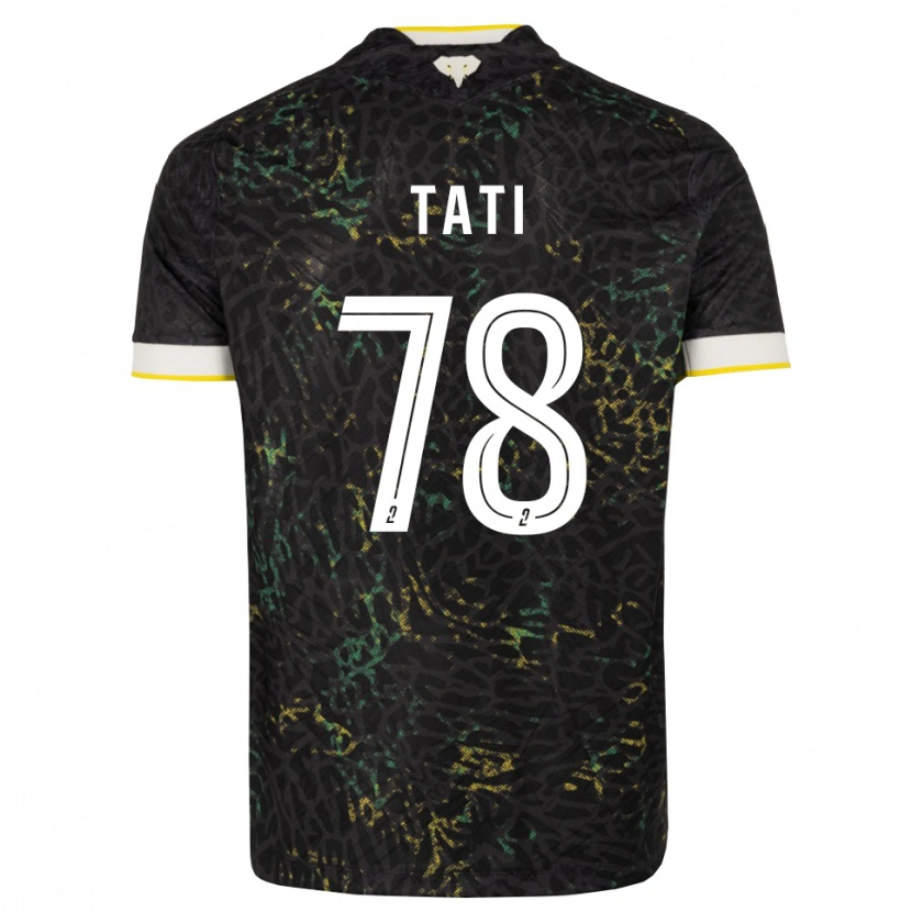 Danxen Damen Tylel Tati #78 Schwarz Weiß Gelb Auswärtstrikot Trikot 2026/27 T-Shirt