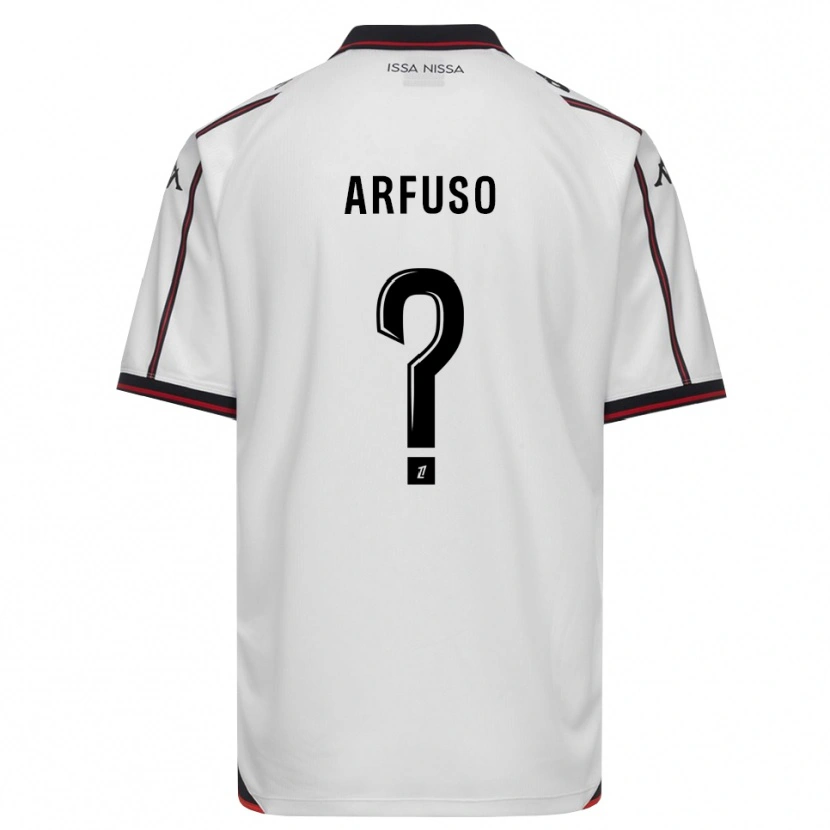 Danxen Damen Vincenzo Arfuso #0 Schwarz Weiß Auswärtstrikot Trikot 2026/27 T-Shirt