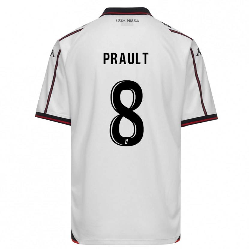 Danxen Damen Jade Prault #8 Schwarz Weiß Auswärtstrikot Trikot 2026/27 T-Shirt