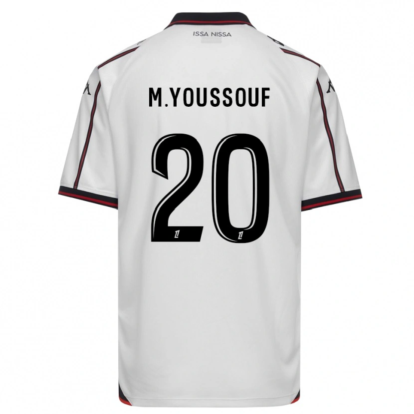 Danxen Damen Mousslim Youssouf #20 Schwarz Weiß Auswärtstrikot Trikot 2026/27 T-Shirt