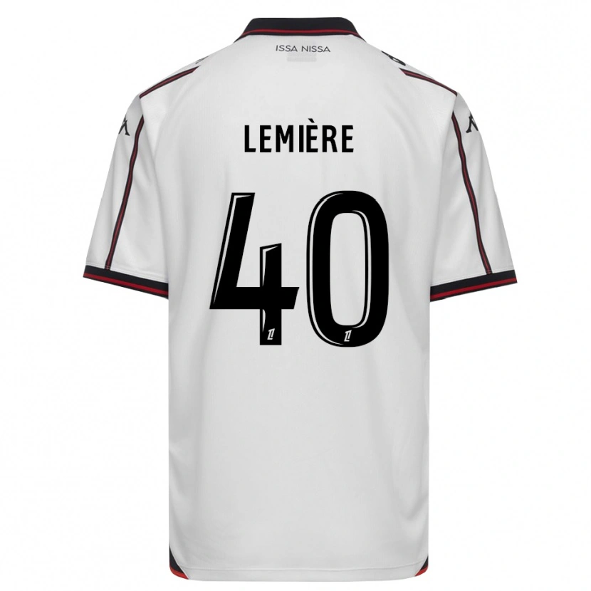 Danxen Damen Pauline Lemière #40 Schwarz Weiß Auswärtstrikot Trikot 2026/27 T-Shirt