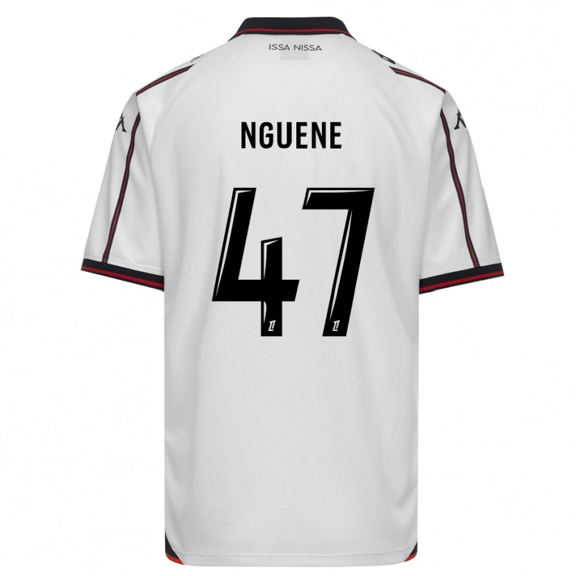 Danxen Damen Bernard Nguene #47 Schwarz Weiß Auswärtstrikot Trikot 2026/27 T-Shirt