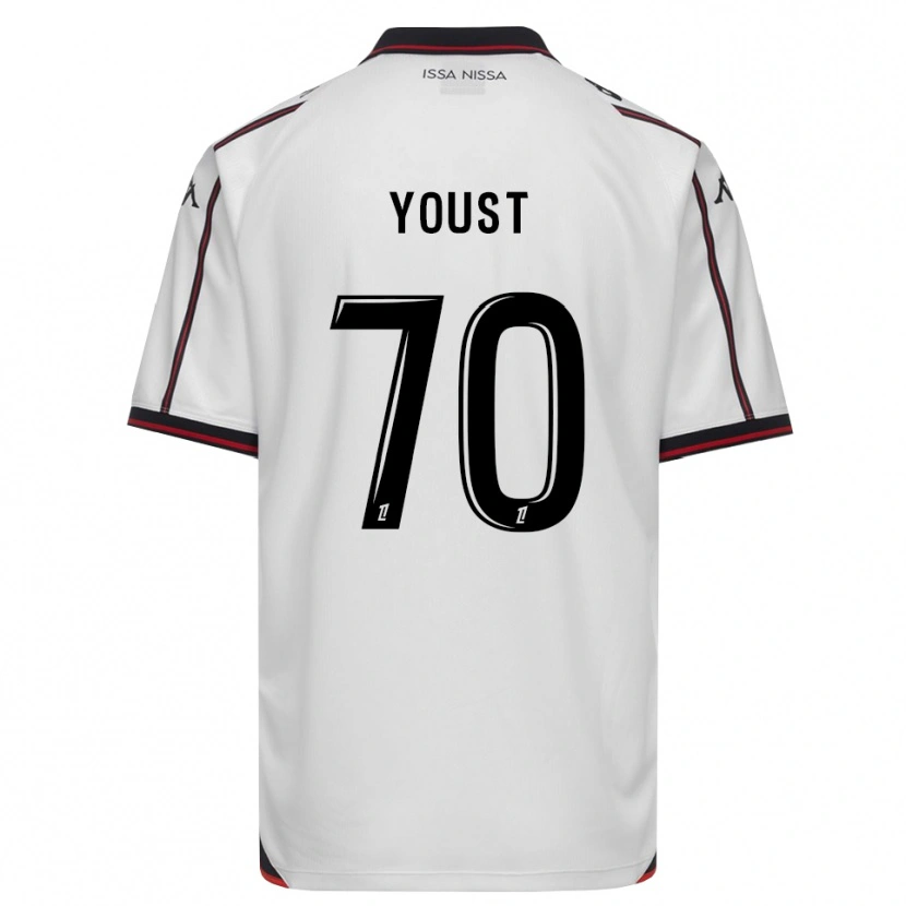 Danxen Damen Matys Youst #70 Schwarz Weiß Auswärtstrikot Trikot 2026/27 T-Shirt