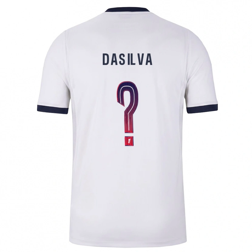 Danxen Damen Josué Dasilva #0 Weiß Schwarz Rot Auswärtstrikot Trikot 2026/27 T-Shirt
