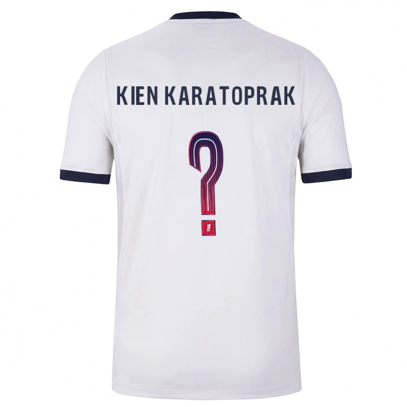 Danxen Damen Kenan Kien Karatoprak #0 Weiß Schwarz Rot Auswärtstrikot Trikot 2026/27 T-Shirt