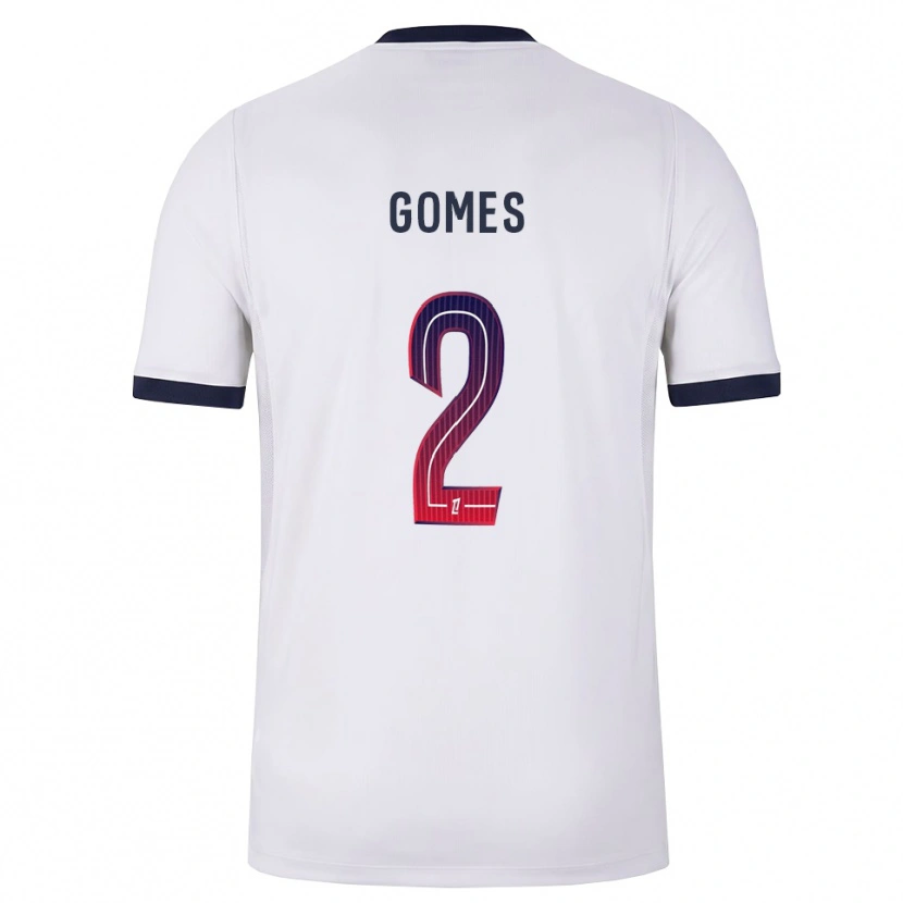 Danxen Damen Nicolas Gomes #2 Weiß Schwarz Rot Auswärtstrikot Trikot 2026/27 T-Shirt
