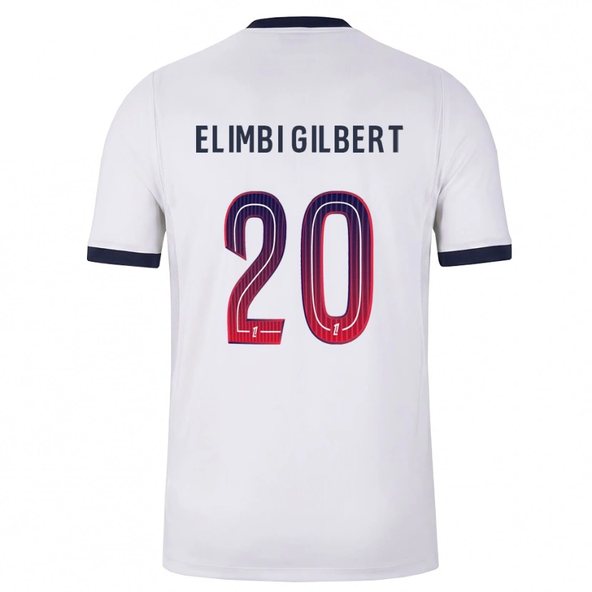 Danxen Damen Tara Elimbi Gilbert #20 Weiß Schwarz Rot Auswärtstrikot Trikot 2026/27 T-Shirt