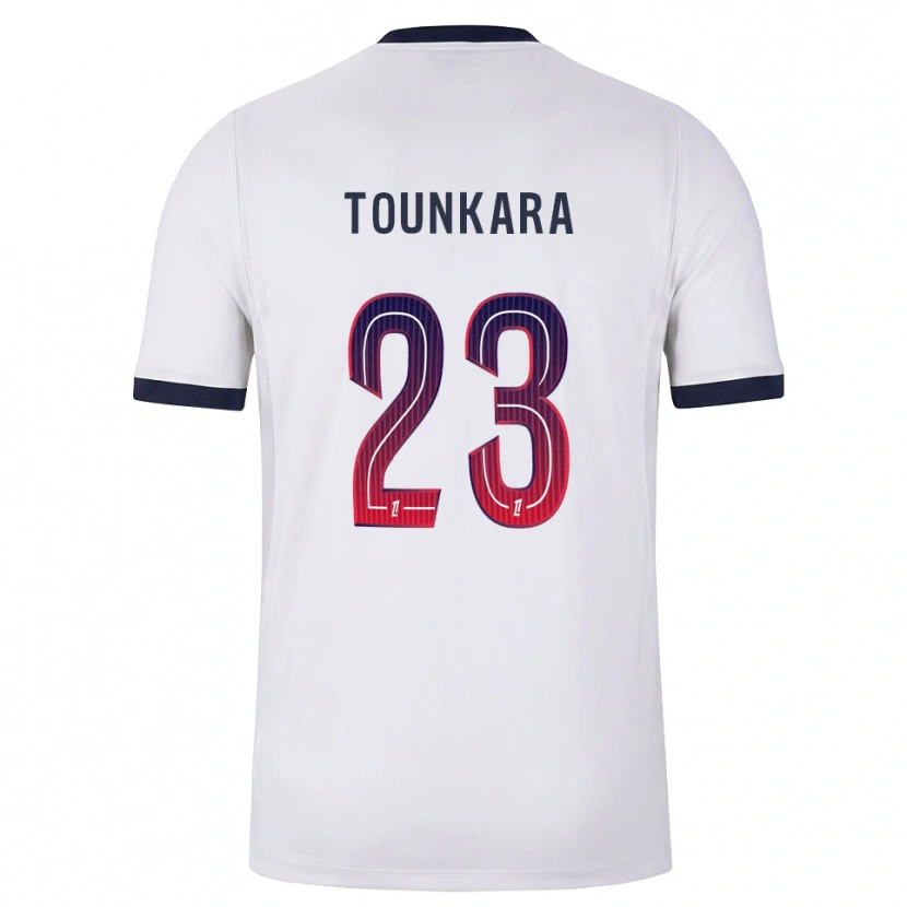 Danxen Damen Aïssatou Tounkara #23 Weiß Schwarz Rot Auswärtstrikot Trikot 2026/27 T-Shirt