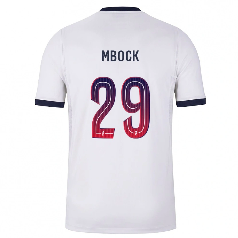 Danxen Damen Griedge Mbock Bathy #29 Weiß Schwarz Rot Auswärtstrikot Trikot 2026/27 T-Shirt