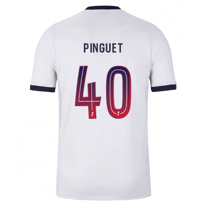Danxen Damen Alice Pinguet #40 Weiß Schwarz Rot Auswärtstrikot Trikot 2026/27 T-Shirt