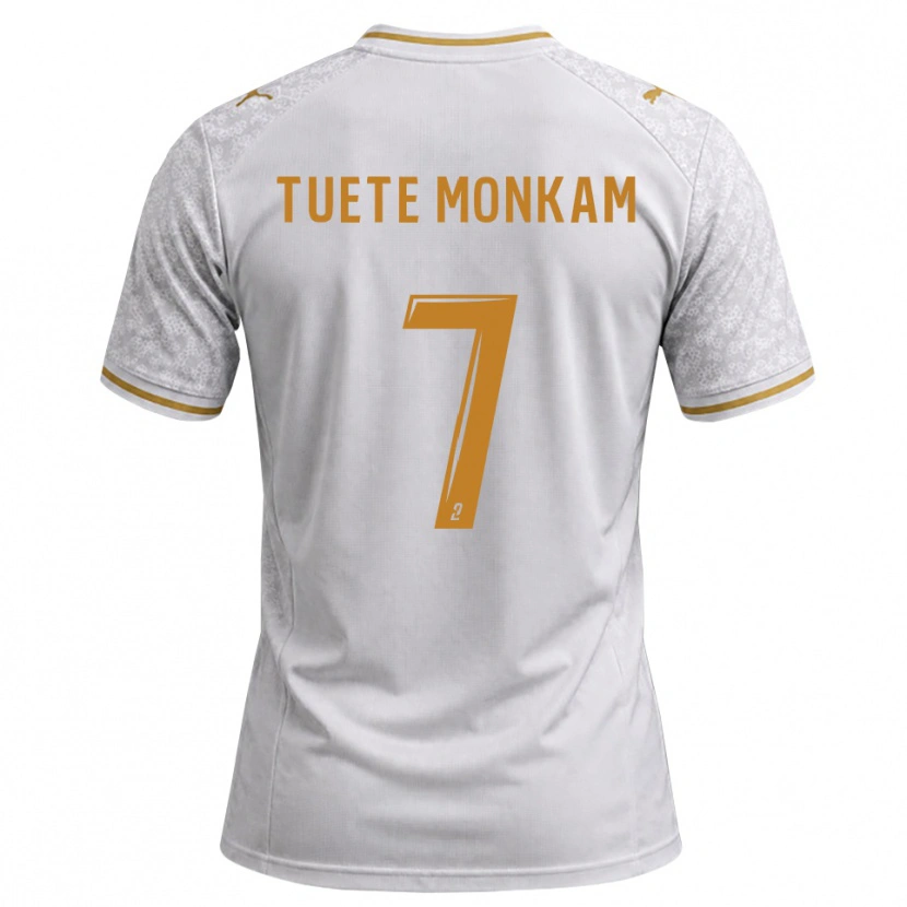 Danxen Damen Malcolm Tuete Monkam #7 Weiß Grau Goldrute Auswärtstrikot Trikot 2026/27 T-Shirt