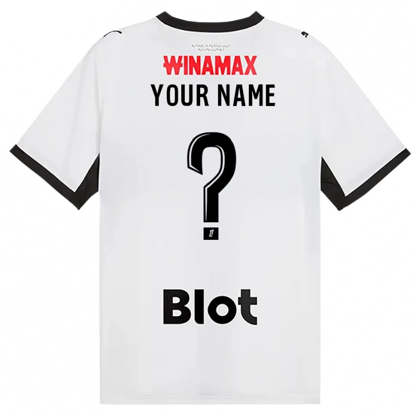 Danxen Damen Ihren Namen #0 Schwarz Weiß Rot Auswärtstrikot Trikot 2026/27 T-Shirt