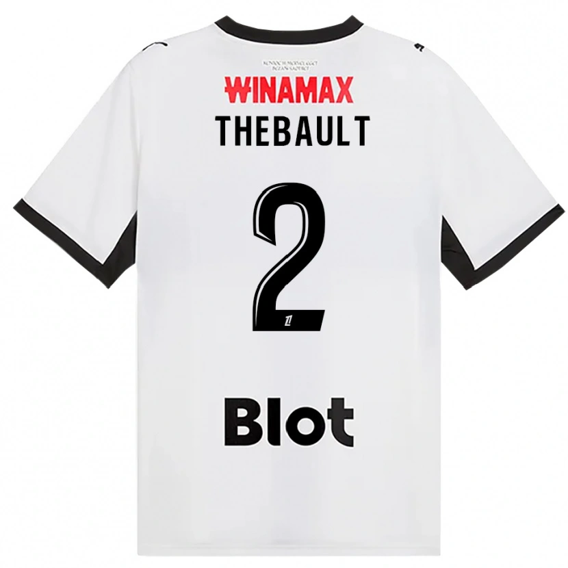 Danxen Damen Yaël Thébault #2 Schwarz Weiß Rot Auswärtstrikot Trikot 2026/27 T-Shirt