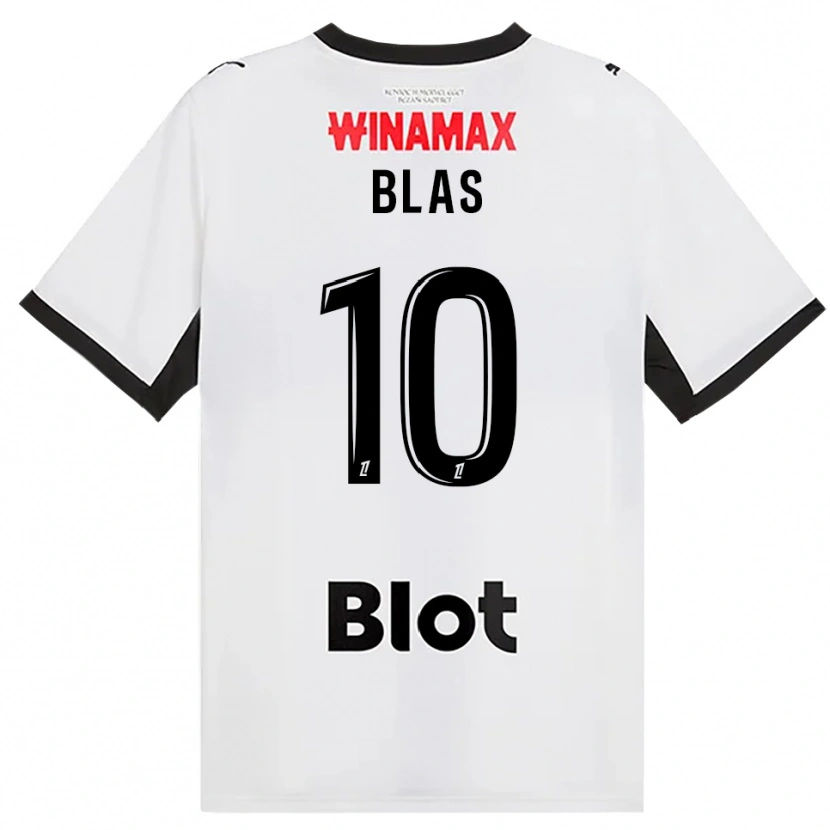 Danxen Damen Ludovic Blas #10 Schwarz Weiß Rot Auswärtstrikot Trikot 2026/27 T-Shirt