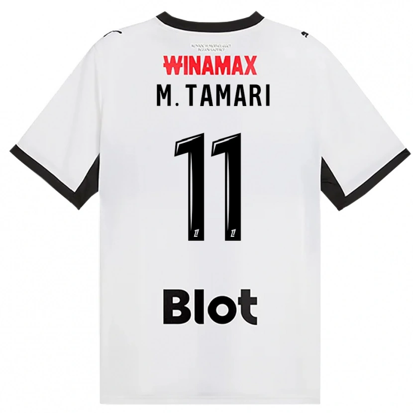 Danxen Damen Mousa Al-Tamari #11 Schwarz Weiß Rot Auswärtstrikot Trikot 2026/27 T-Shirt