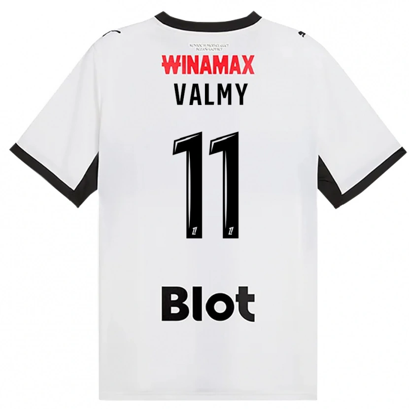 Danxen Damen Mouhammad Valmy #11 Schwarz Weiß Rot Auswärtstrikot Trikot 2026/27 T-Shirt