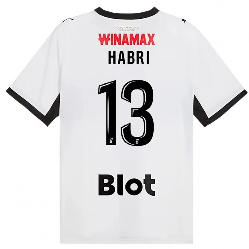 Danxen Damen Issa Habri #13 Schwarz Weiß Rot Auswärtstrikot Trikot 2026/27 T-Shirt