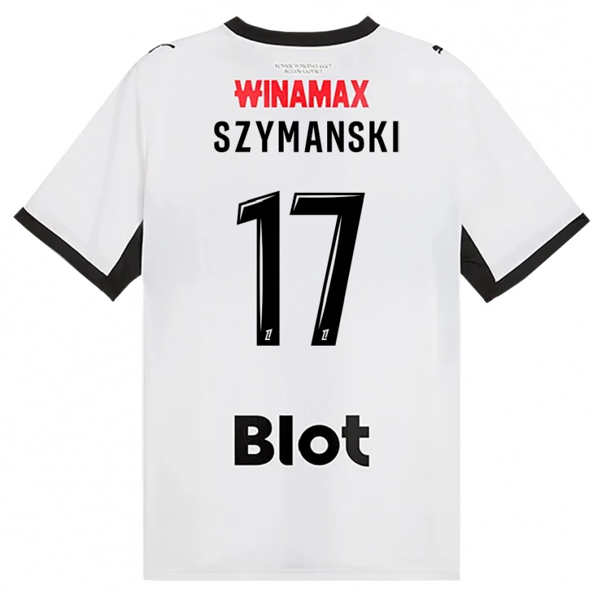 Danxen Damen Sebastian Szymanski #17 Schwarz Weiß Rot Auswärtstrikot Trikot 2026/27 T-Shirt