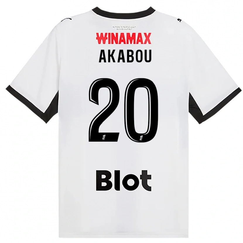 Danxen Damen Ayoub Akabou #20 Schwarz Weiß Rot Auswärtstrikot Trikot 2026/27 T-Shirt
