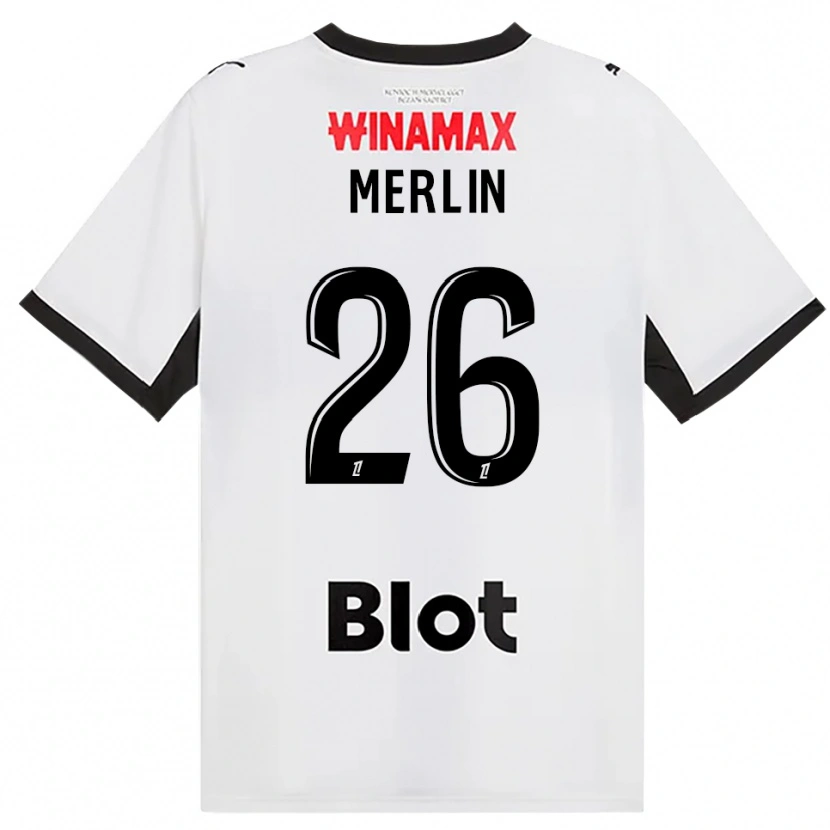 Danxen Damen Quentin Merlin #26 Schwarz Weiß Rot Auswärtstrikot Trikot 2026/27 T-Shirt