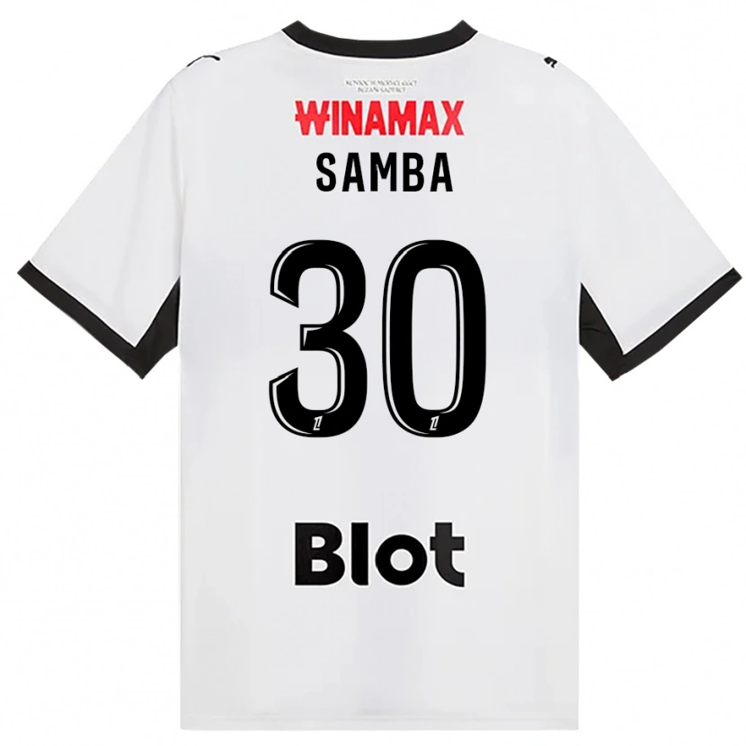 Danxen Damen Brice Samba #30 Schwarz Weiß Rot Auswärtstrikot Trikot 2026/27 T-Shirt