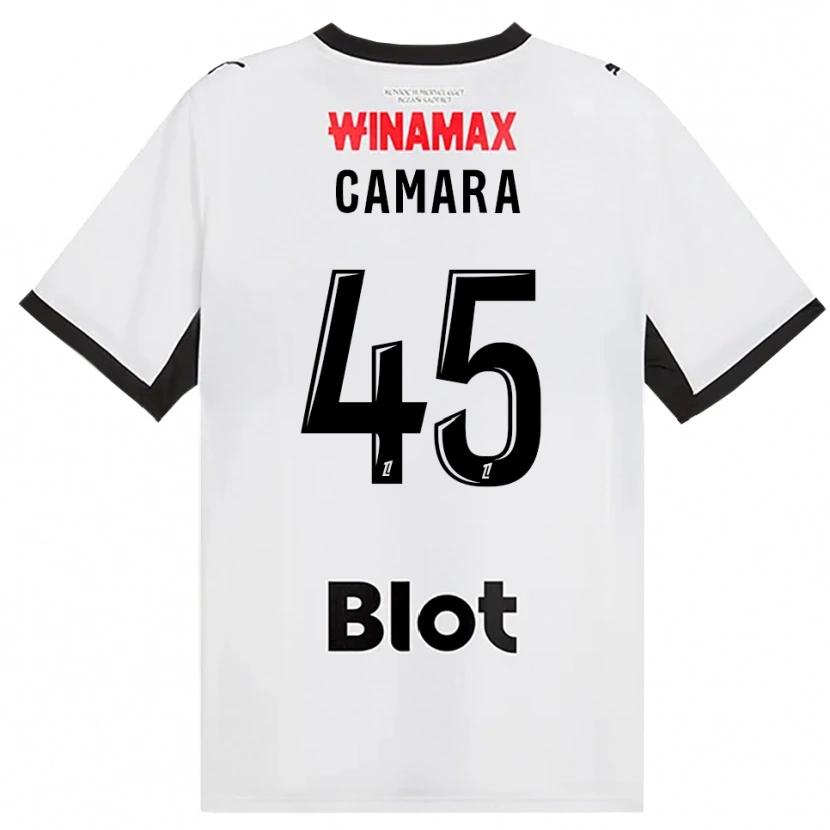 Danxen Damen Mahdi Camara #45 Schwarz Weiß Rot Auswärtstrikot Trikot 2026/27 T-Shirt
