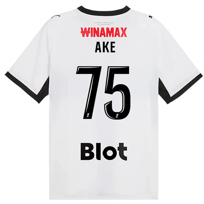 Danxen Damen Junior Ake #75 Schwarz Weiß Rot Auswärtstrikot Trikot 2026/27 T-Shirt
