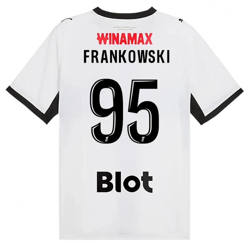 Danxen Damen Przemyslaw Frankowski #95 Schwarz Weiß Rot Auswärtstrikot Trikot 2026/27 T-Shirt