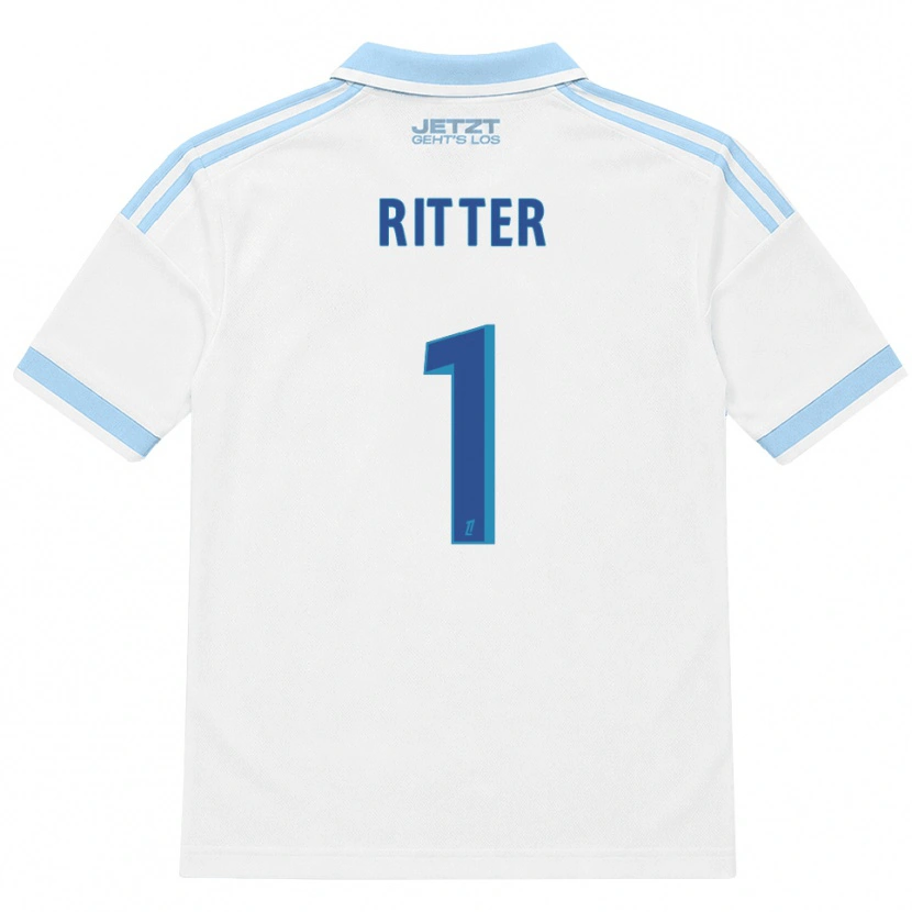 Danxen Damen Maxime Ritter #1 Hellblau Weiß Rot Auswärtstrikot Trikot 2026/27 T-Shirt