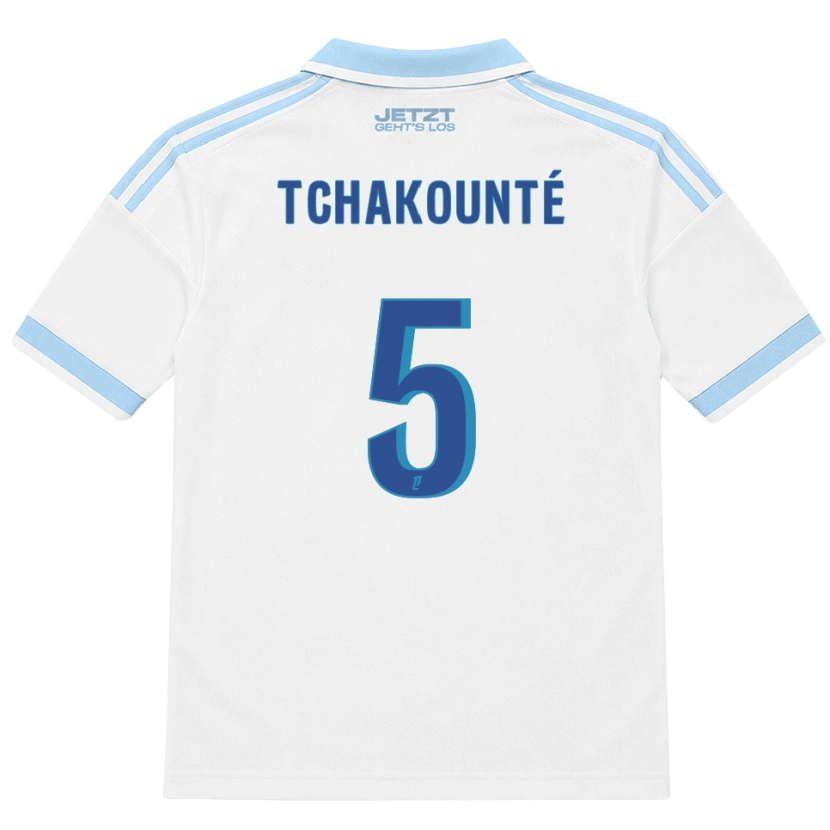 Danxen Damen Anaëlle Tchakounté #5 Hellblau Weiß Rot Auswärtstrikot Trikot 2026/27 T-Shirt
