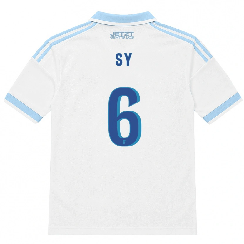 Danxen Damen Demba Sy #6 Hellblau Weiß Rot Auswärtstrikot Trikot 2026/27 T-Shirt