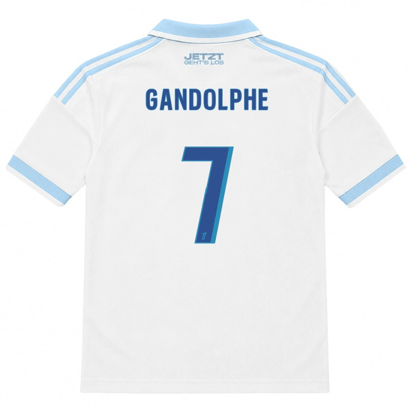 Danxen Damen Adrien Gandolphe #7 Hellblau Weiß Rot Auswärtstrikot Trikot 2026/27 T-Shirt