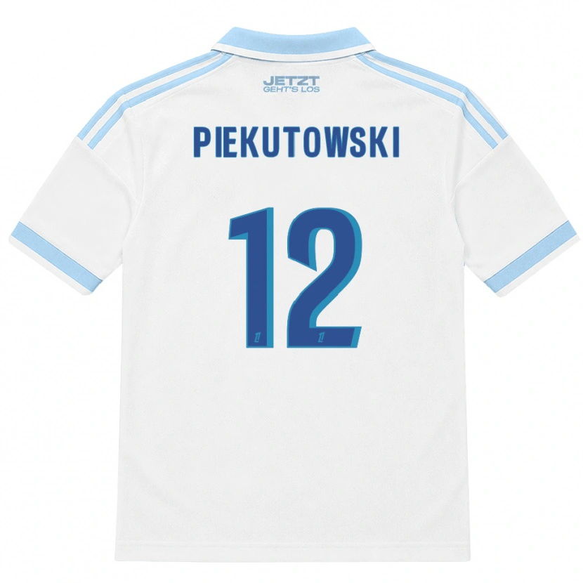 Danxen Damen Milosz Piekutowski #12 Hellblau Weiß Rot Auswärtstrikot Trikot 2026/27 T-Shirt