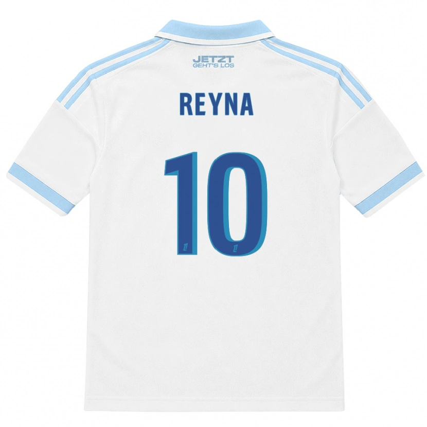 Danxen Damen Giovanni Reyna #10 Hellblau Weiß Rot Auswärtstrikot Trikot 2026/27 T-Shirt