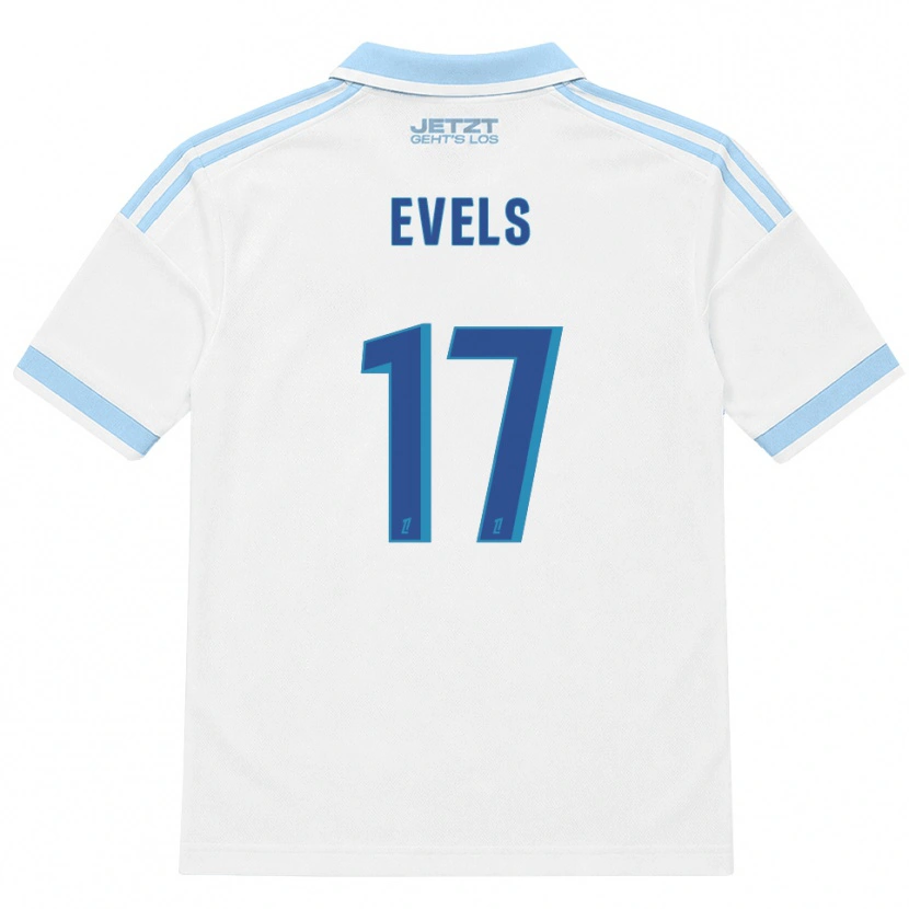 Danxen Damen Emily Evels #17 Hellblau Weiß Rot Auswärtstrikot Trikot 2026/27 T-Shirt