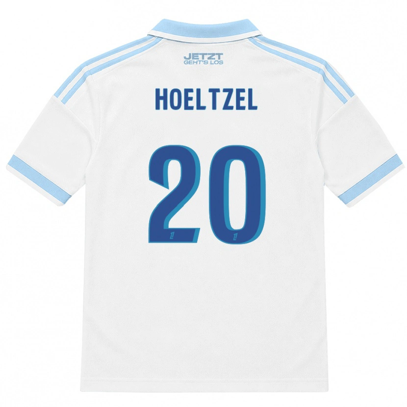 Danxen Damen Mégane Hoeltzel #20 Hellblau Weiß Rot Auswärtstrikot Trikot 2026/27 T-Shirt