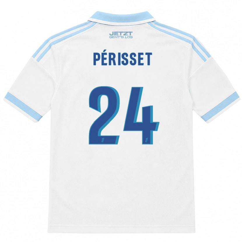 Danxen Damen Ève Périsset #24 Hellblau Weiß Rot Auswärtstrikot Trikot 2026/27 T-Shirt