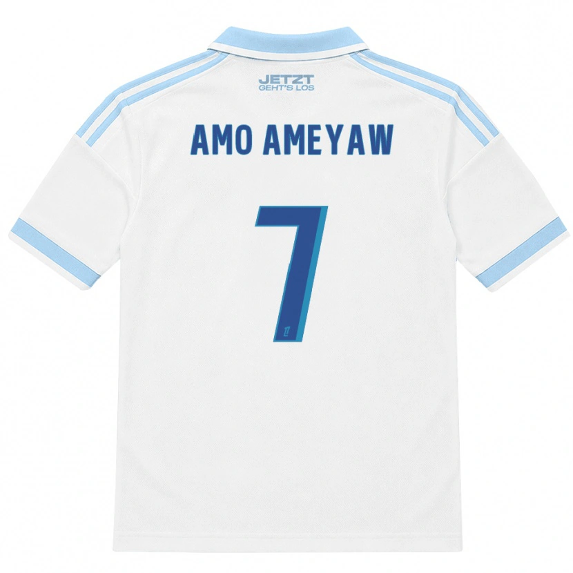 Danxen Damen Samuel Amo-Ameyaw #7 Hellblau Weiß Rot Auswärtstrikot Trikot 2026/27 T-Shirt