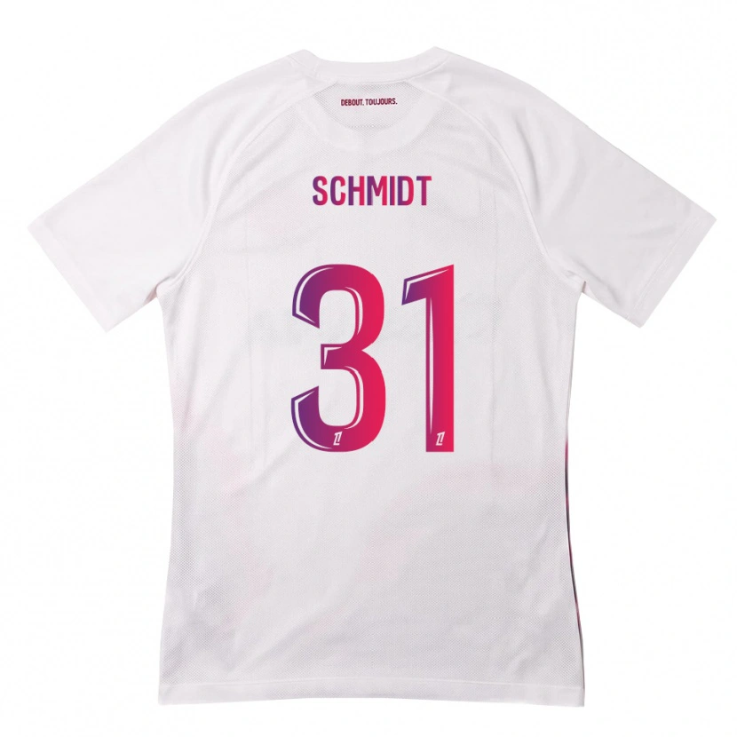 Danxen Damen Niklas Schmidt #31 Weiß Pink Lila Auswärtstrikot Trikot 2026/27 T-Shirt
