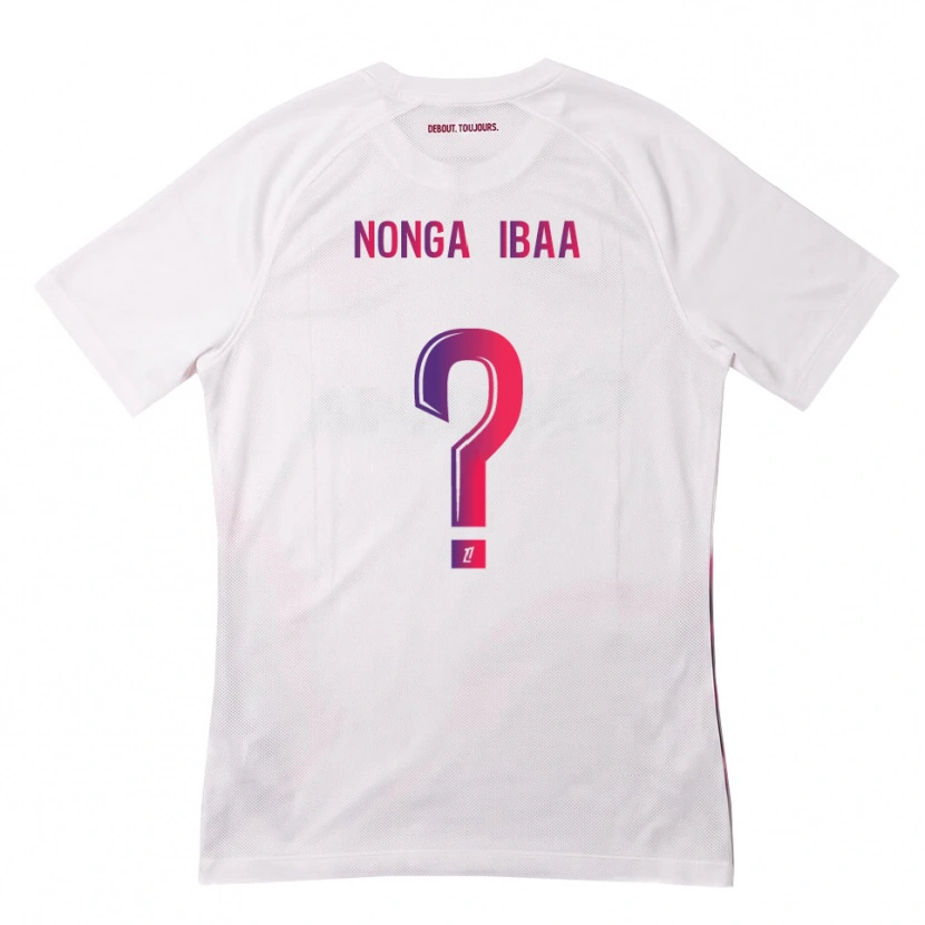 Danxen Damen Alou Nonga Ibaa #0 Weiß Pink Lila Auswärtstrikot Trikot 2026/27 T-Shirt