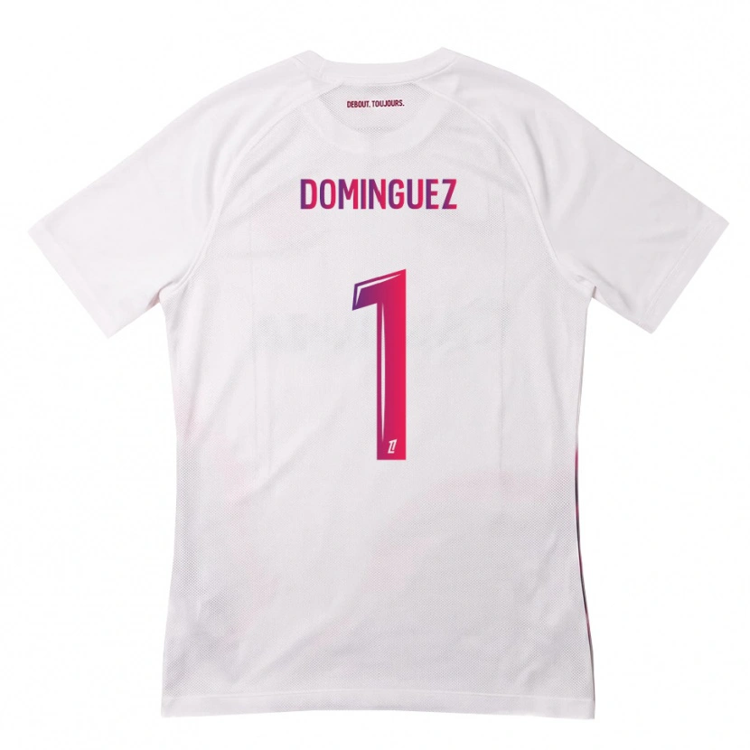 Danxen Damen Álex Domínguez #1 Weiß Pink Lila Auswärtstrikot Trikot 2026/27 T-Shirt