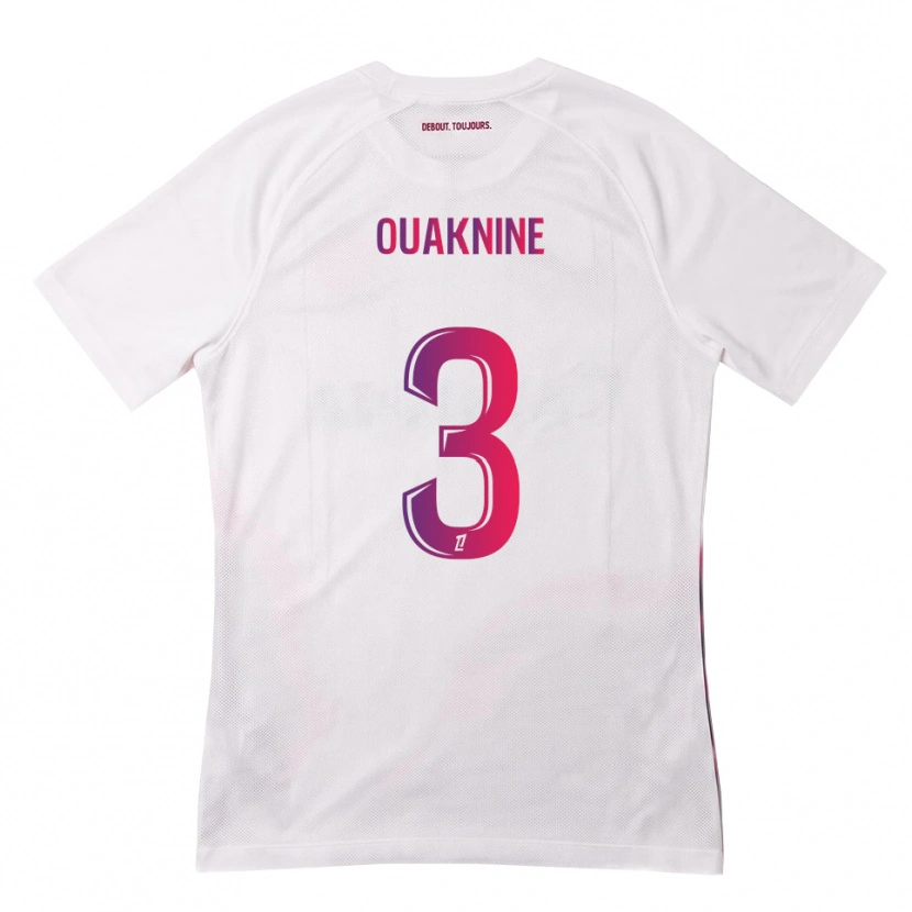 Danxen Damen Jules Ouaknine #3 Weiß Pink Lila Auswärtstrikot Trikot 2026/27 T-Shirt