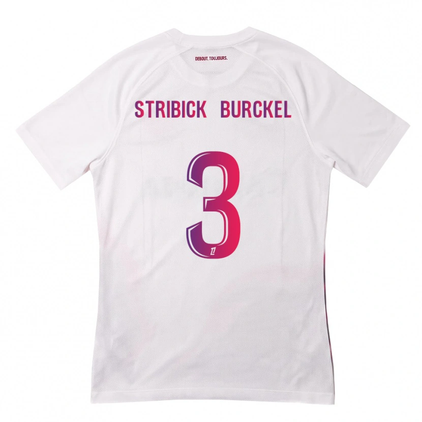 Danxen Damen Laetitia Stribick-Burckel #3 Weiß Pink Lila Auswärtstrikot Trikot 2026/27 T-Shirt