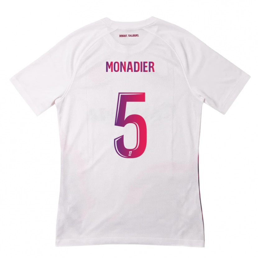 Danxen Damen Pauline Monadier #5 Weiß Pink Lila Auswärtstrikot Trikot 2026/27 T-Shirt