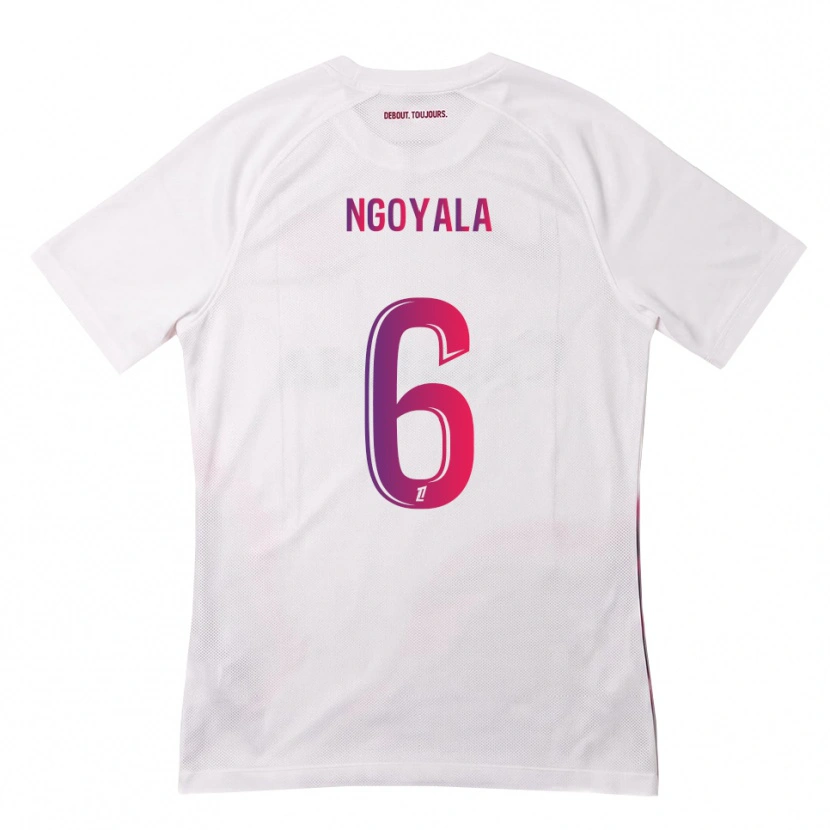 Danxen Damen Frédéric Efuele Ngoyala #6 Weiß Pink Lila Auswärtstrikot Trikot 2026/27 T-Shirt