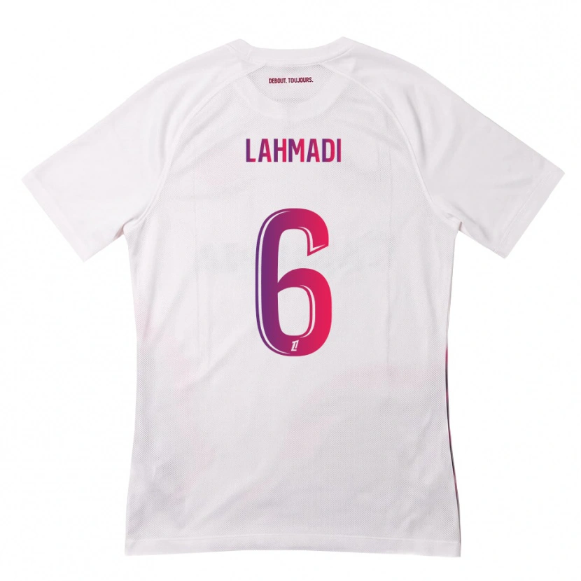 Danxen Damen Noah Lahmadi #6 Weiß Pink Lila Auswärtstrikot Trikot 2026/27 T-Shirt