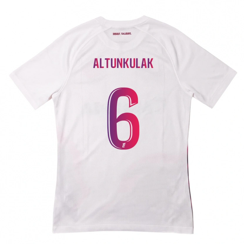 Danxen Damen Selen Altunkulak #6 Weiß Pink Lila Auswärtstrikot Trikot 2026/27 T-Shirt
