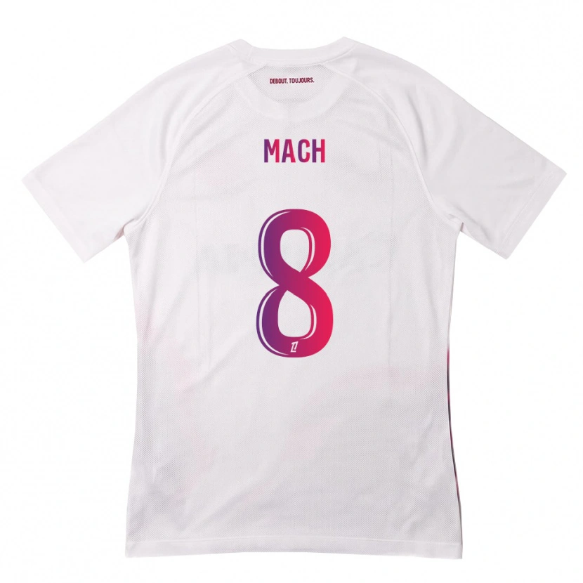 Danxen Damen Mattéo Mach #8 Weiß Pink Lila Auswärtstrikot Trikot 2026/27 T-Shirt