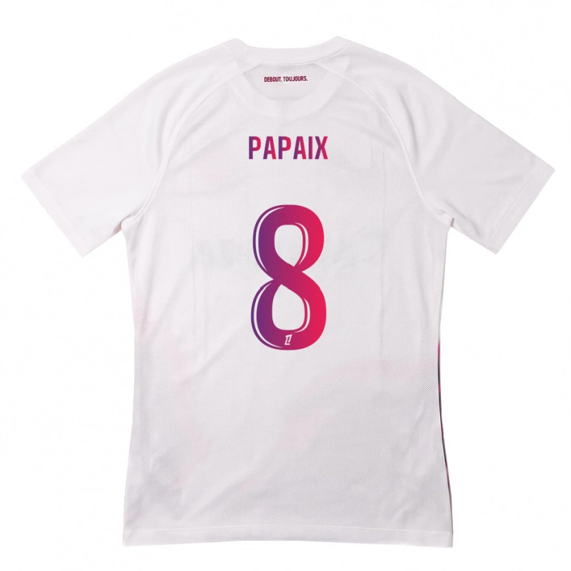 Danxen Damen Pauline Papaix #8 Weiß Pink Lila Auswärtstrikot Trikot 2026/27 T-Shirt